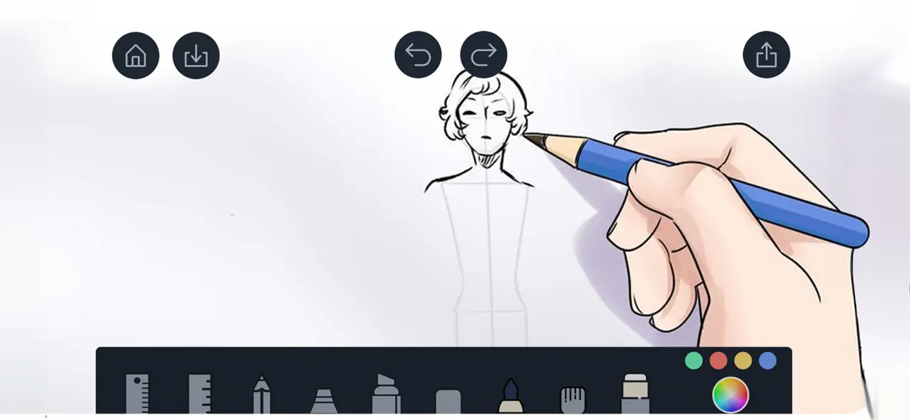 #4. Drawing Pad - (iOS) De: Sunny Side Hurricane LLC