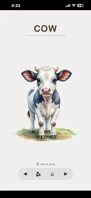 Kids first words: Animal World screenshot 3