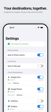 Sync Shutter: SD Card Backup Screenshot 4 of 5