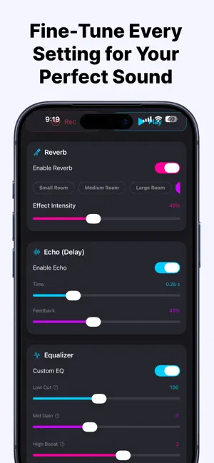Neon Mic - Sing Anywhere screenshot 3