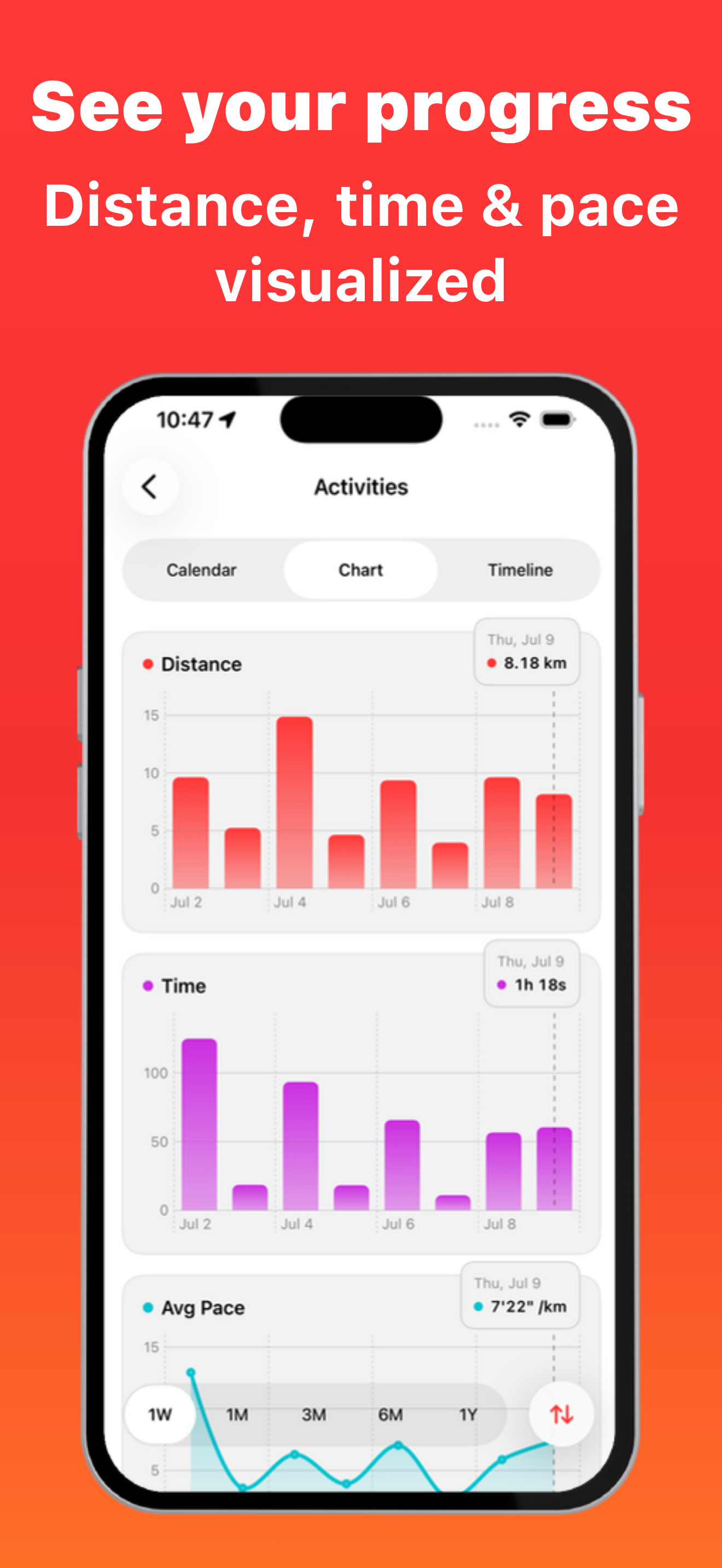 MyHappyTrack Running & Walking screenshot 5