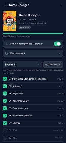 KnowShow: TV Show Tracker Screenshot 2 of 4