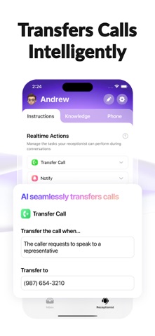 NuPhone - AI Receptionist Screenshot 6 of 8