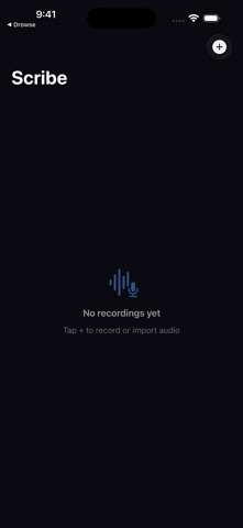 Scribe: AI Transcription screenshot