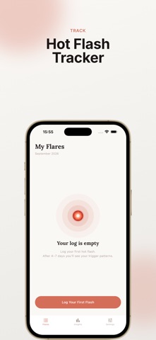 Flare — Hot Flash Tracker Screenshot 2 of 6