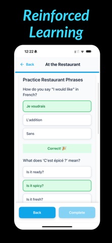 AllezLearn iPhone screenshot