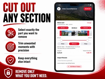 Video Sound Remover Pro iPad screenshot