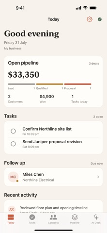 SmallCRM Screenshot 1 of 5