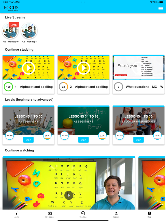 Screenshot #4 pour Focus English App