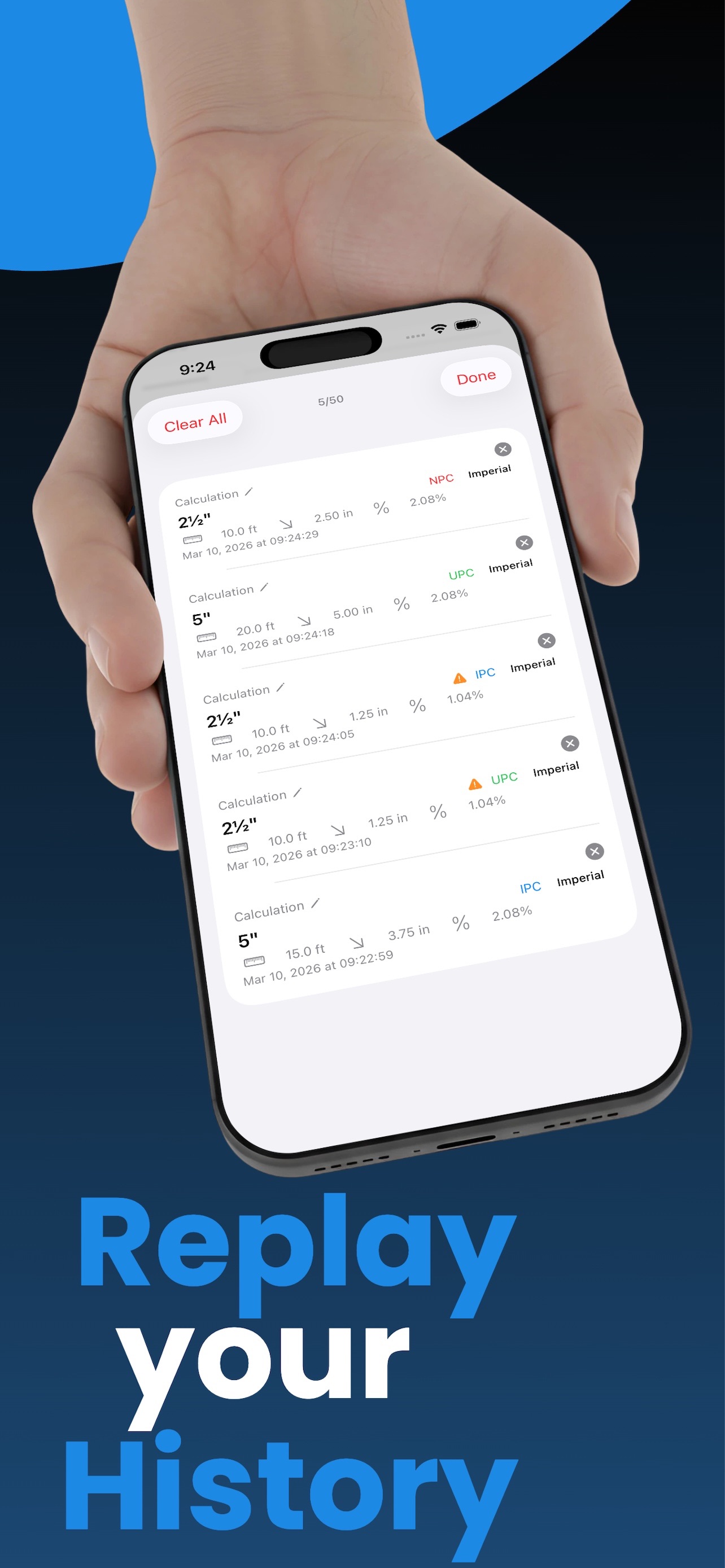 Pipe Slope Calculator screenshot 6
