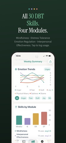 DBT Diary Card & Skill Tracker screenshot