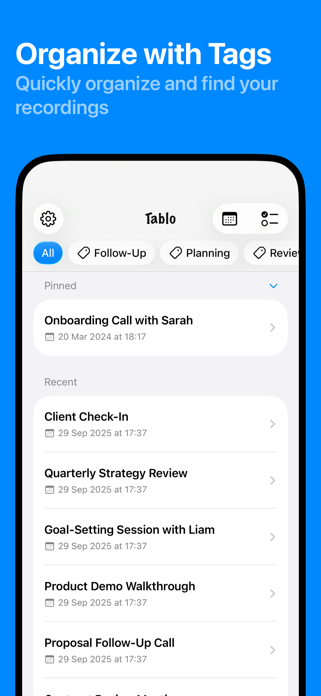 AI Meeting Notes - Tablo Screenshot 5 of 9