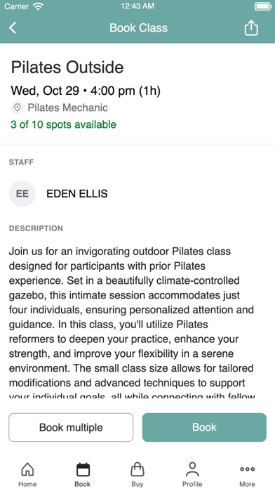 Pilates Mechanic iPhone screenshot 3 - Health & Fitness app