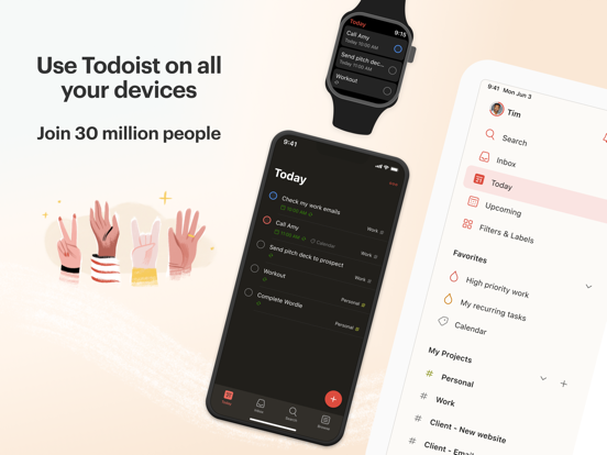 Todoist: to-do lijst & planner iPad app afbeelding 7