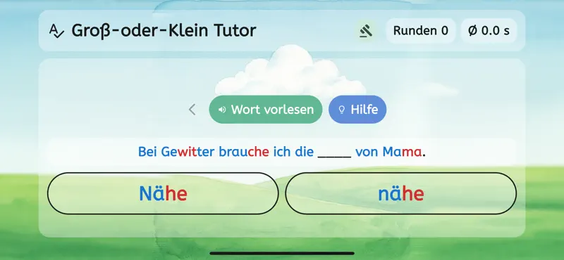 Groß-oder-Klein Tutor screenshot 7 of 8