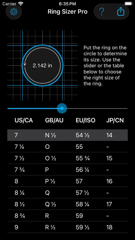 Ring Sizer Pro screenshot 7 of 9