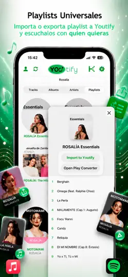 Captura de pantalla de Youtify + For Spotify Premium en iPhone 4