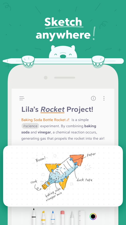 #6. Bear - Markdown Notes (iOS) Podle: Shiny Frog Ltd.