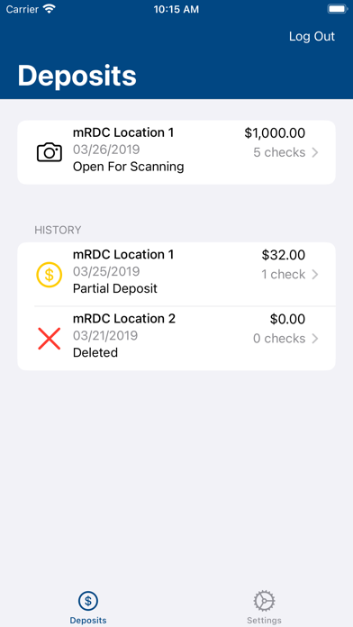 BankRI Deposit XPress Screenshot