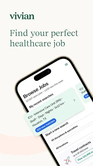 Vivian - Find Healthcare Jobs screenshot 1