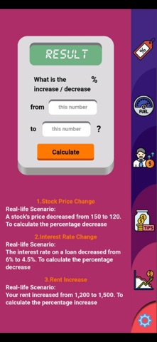 5-in-1 Percentage Calculator screenshot