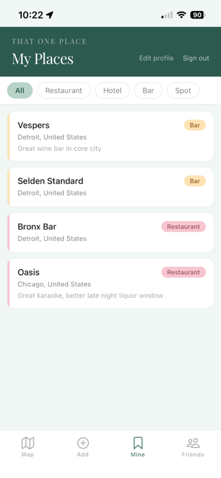 That One Place - Private Guide Screenshot 2 of 5
