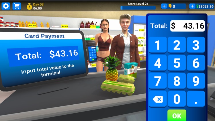 Supermarket Manager Simulator