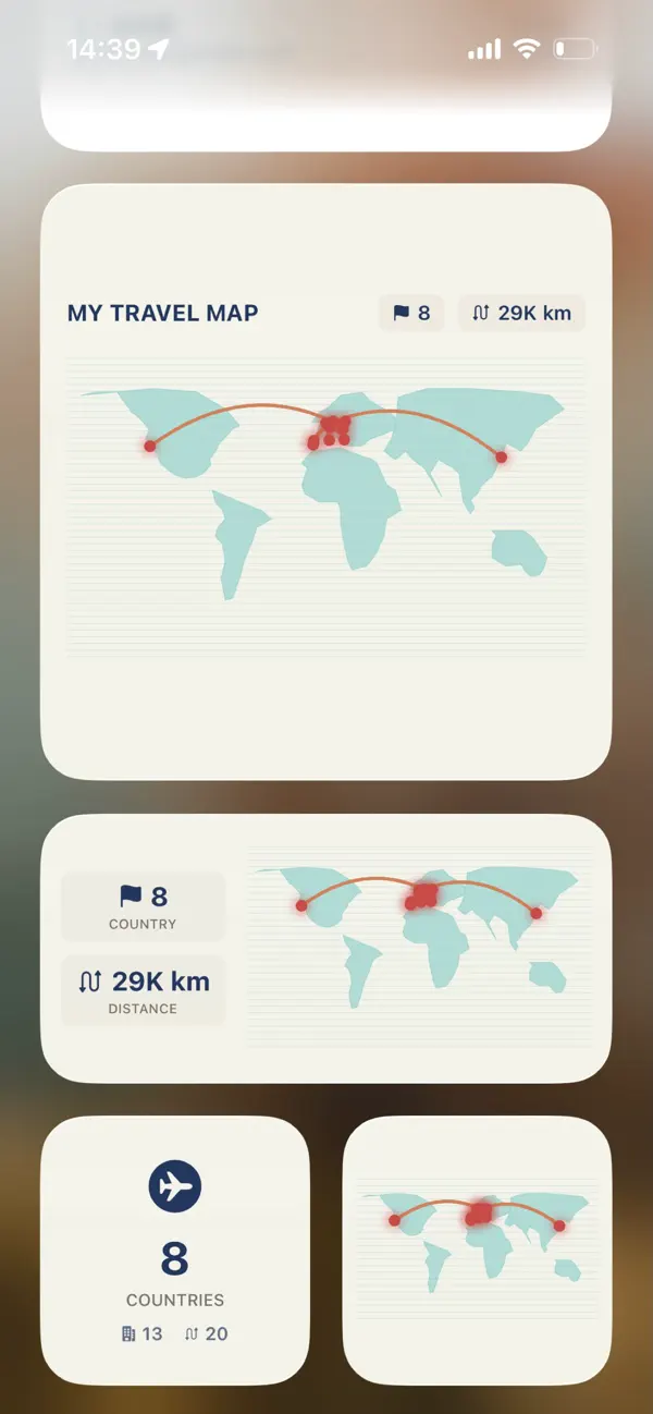 Screenshot #3 pour Mile - Suivez Vos Voyages
