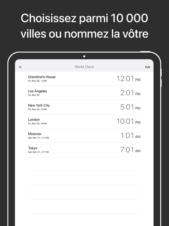 Screenshot #6 pour Horloge Mondiale Widgets