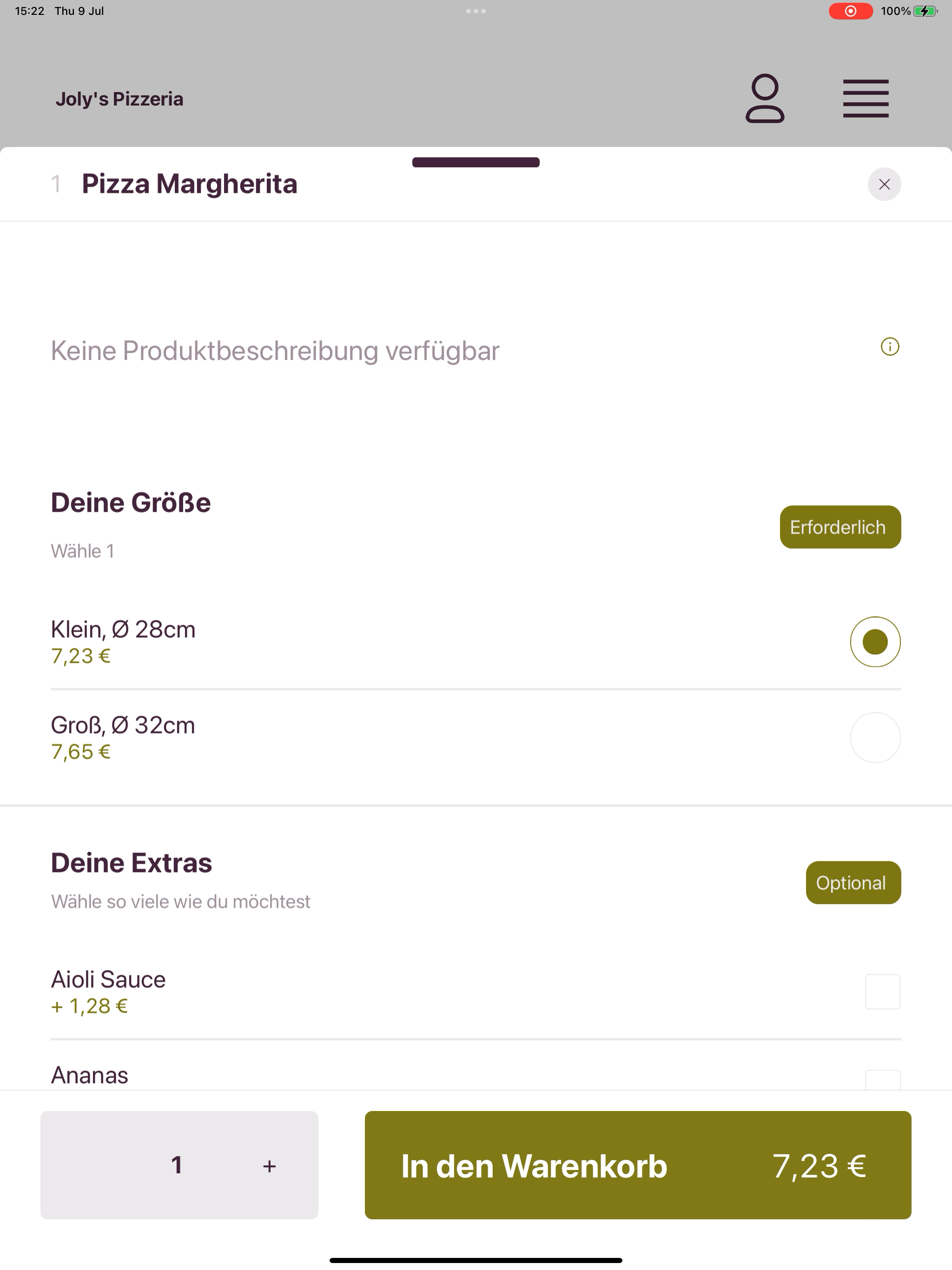 Joly‘s Pizzeria screenshot 8