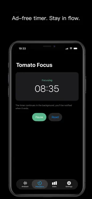 Pomodoro Focus & White Noise screenshot 2
