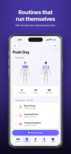 Reps+: Workout & Strength Log screenshot 3