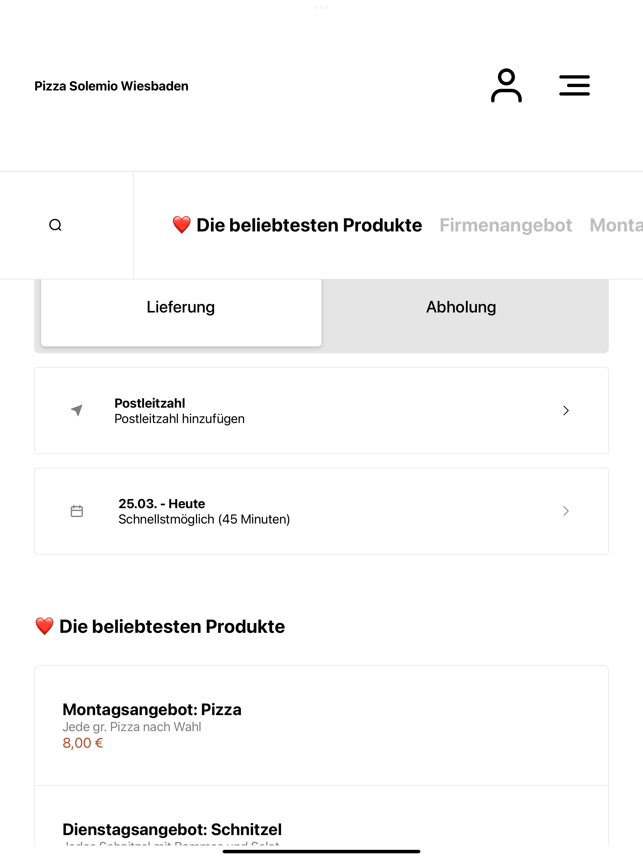 Pizza Solemio Wiesbaden screenshot 7