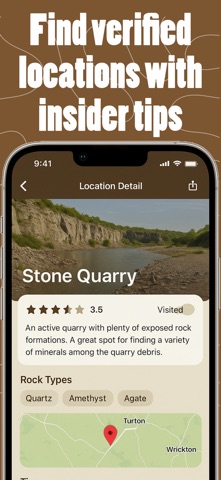 Stone Identifier: RockHunt Screenshot 2 of 6