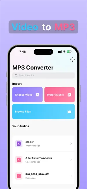 MP3 Converter — video to audio screenshot 2