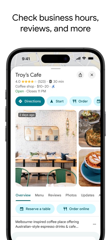Google Maps - Comprehensive Place Details