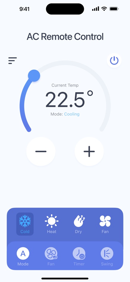 #3. Universal AC Remote Control + (iOS) Por: JokDev Company