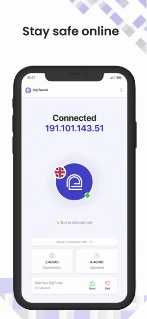 DigiTunnel - Fast & Secure VPN screenshot 1