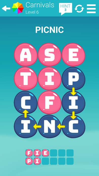 Word Swipe Grids Game Screenshot