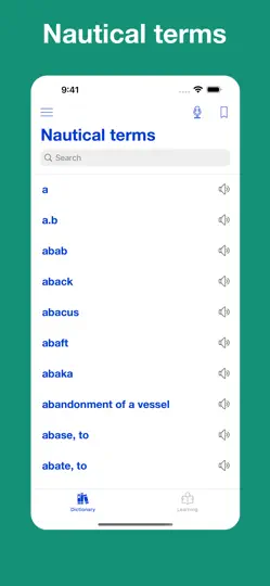 Screenshot von Dictionary Of Nautical Terms auf dem iPhone 1