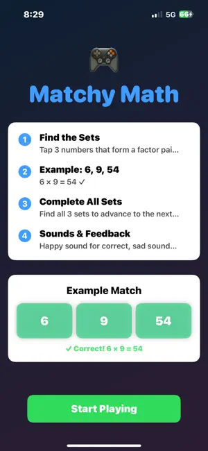 Matchy Math screenshot 1