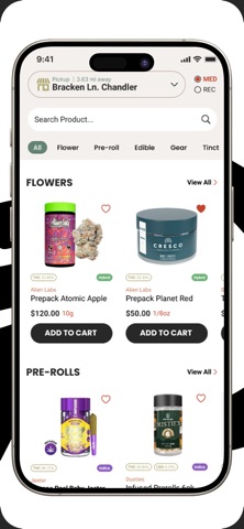 Ponderosa Dispensary iPhone screenshot