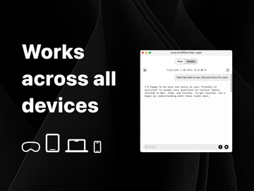 AI Offline LLM Chat: Lapis iPad screenshot
