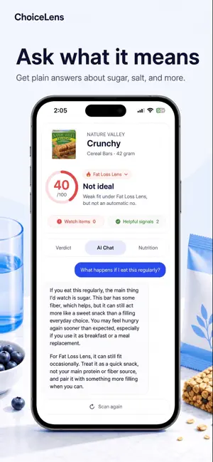 Choice Lens - AI Food Scanner screenshot 3