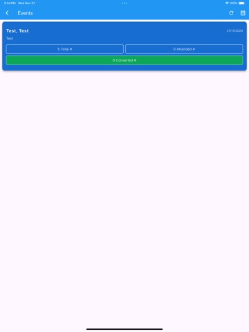 Moonpreneur Event Check-In iPad screenshot