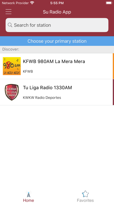 Su Radio App Screenshot