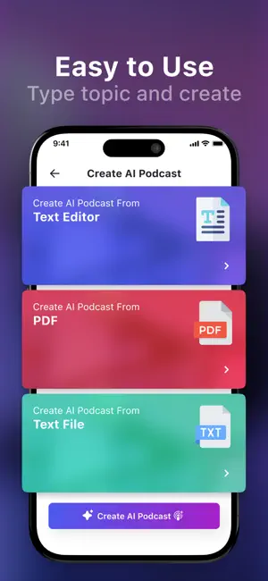 AI Podcast Creator PodcastDog screenshot 3