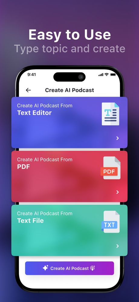 AI Podcast Creator PodcastDog screenshot 3