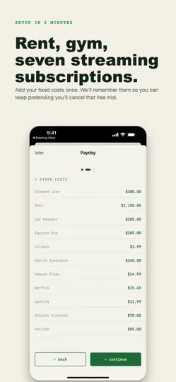 Скриншот Payday: Планировщик Зарплаты на iPhone 2