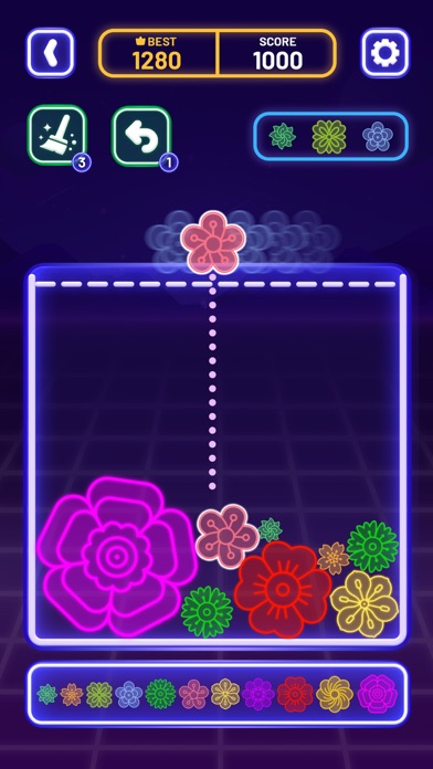 Flower Merge: Glow Blossom Screenshot